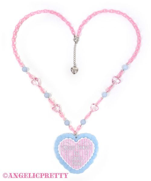 Melody Toys Heart Necklace - Pink x Sax