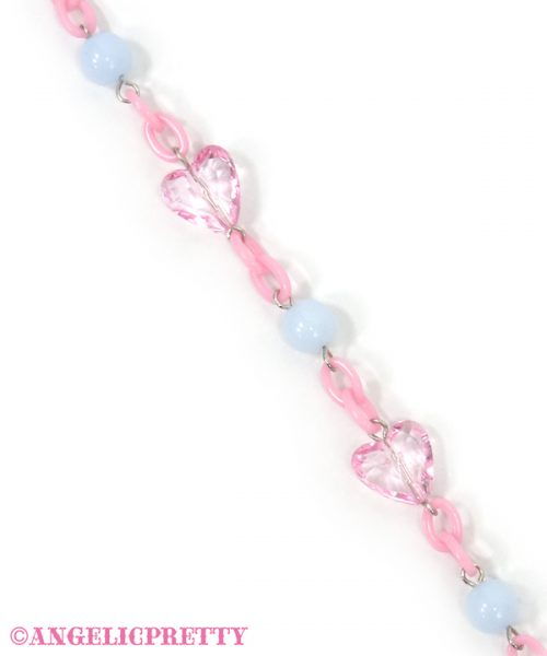 Melody Toys Heart Necklace - Pink x Sax