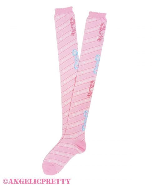 Melody Toys Over Knee - Pink