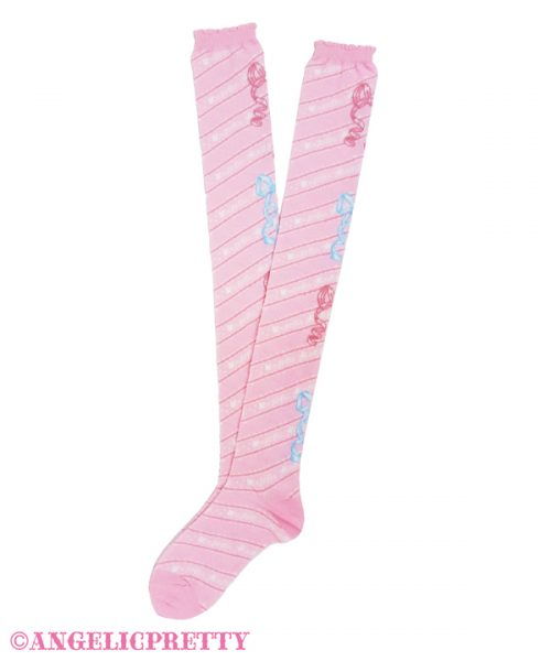 Melody Toys Over Knee - Pink