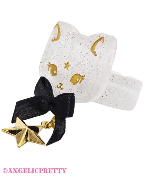 Milk Cat Ring - Black