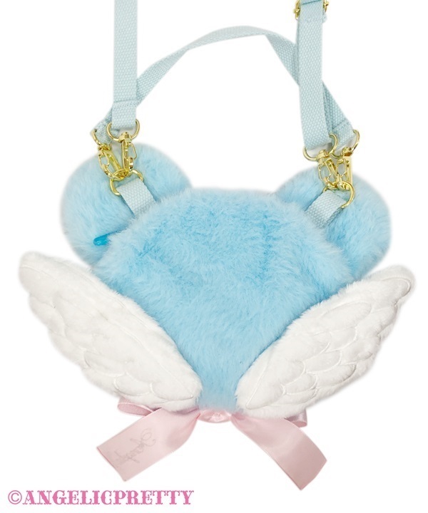 Milky Bear Face Pouch - Pink [252BG09-180295-pk] - $126.00