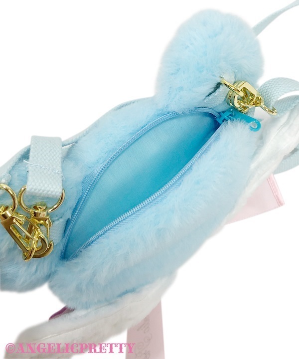 Milky Bear Face Pouch - Pink [252BG09-180295-pk] - $126.00