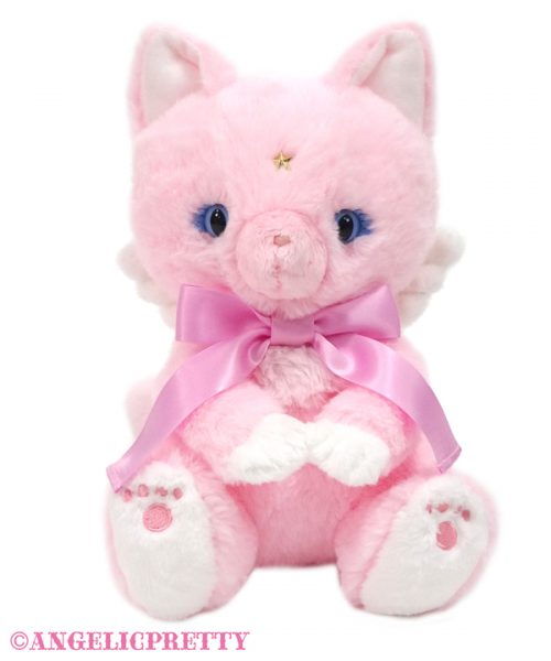 Milky Cat Plush Bag - Pink