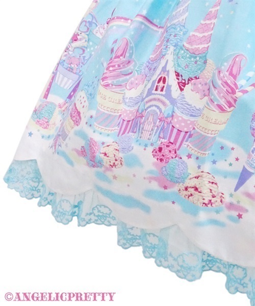 Milky Planet Jumperskirt Set - Blue - Click Image to Close