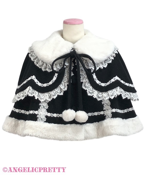 Millefeuille Cape - Black