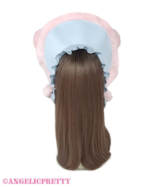 Nakayoshi Bunny Bonnet - Red - Click Image to Close