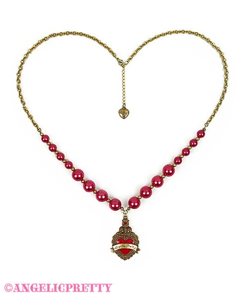 Noble Collection Necklace - Wine