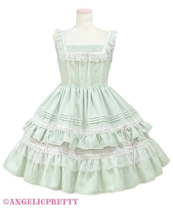 Nostalgic Story Jumperskirt - Mint