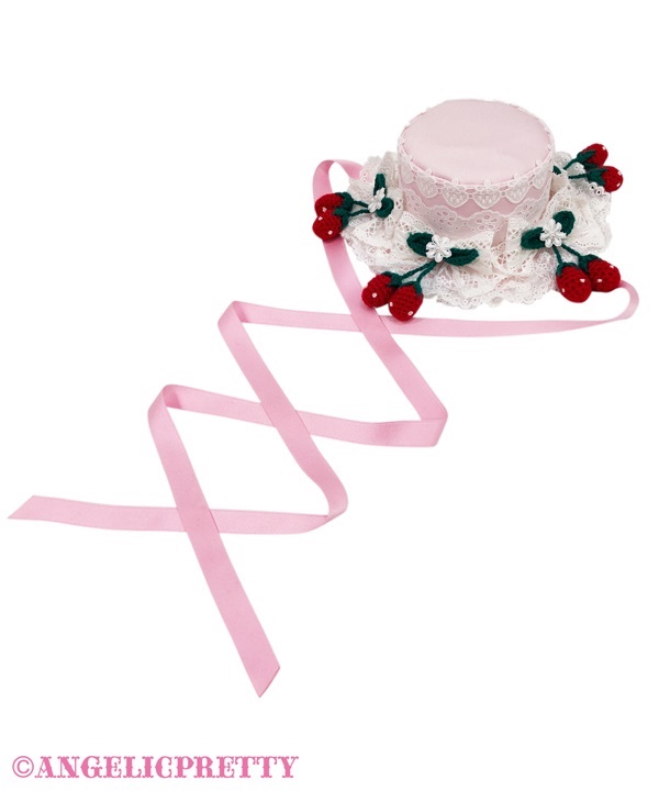 Omekashi Berry Knitted Mini Hat - Pink
