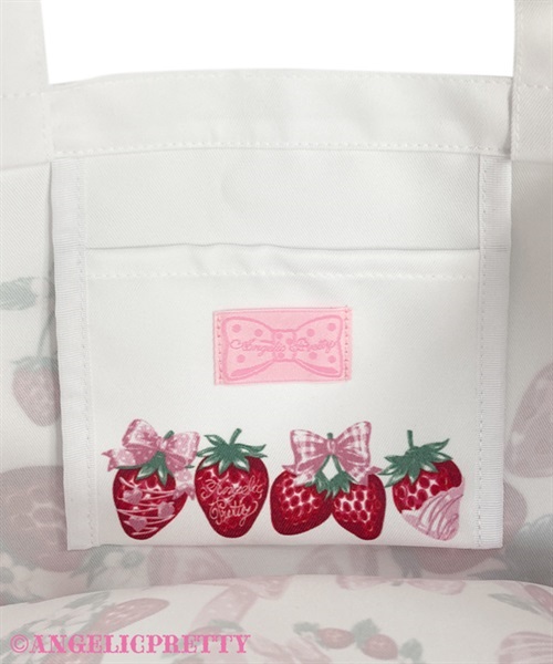 Omekashi Berry Tote Bag - White