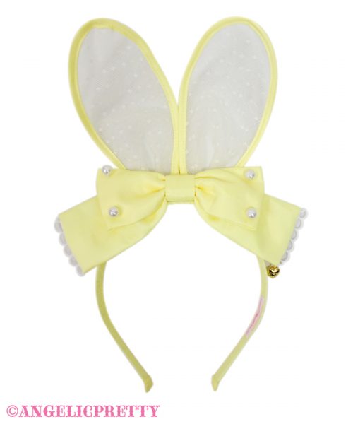 Oshama Bunny Headbow - Yellow