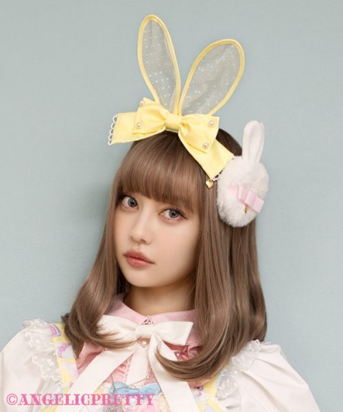 Oshama Bunny Headbow - Yellow