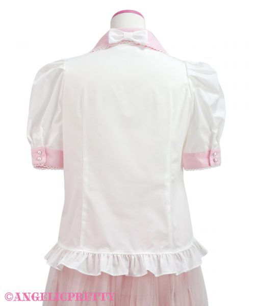 Oshama Frill Blouse - Pink