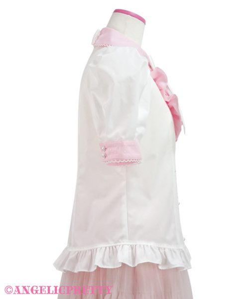 Oshama Frill Blouse - Pink