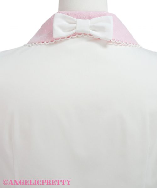 Oshama Frill Blouse - Pink