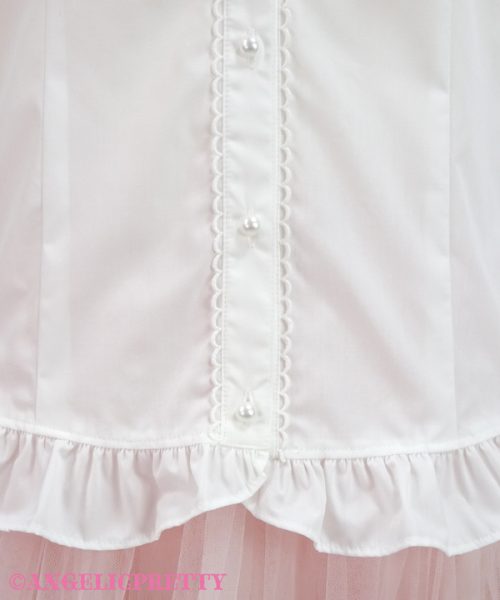 Oshama Frill Blouse - Pink