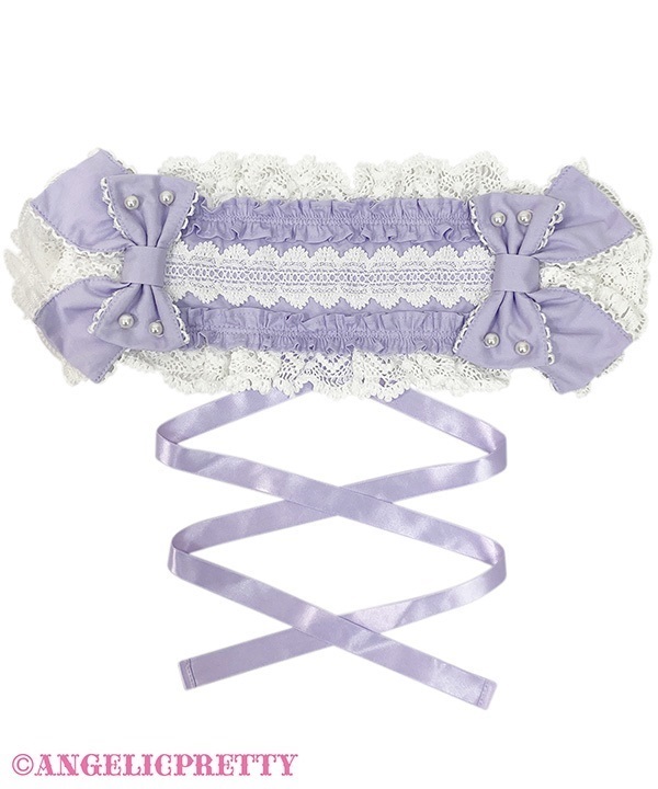 Oshama Frill Headdress - Lavender