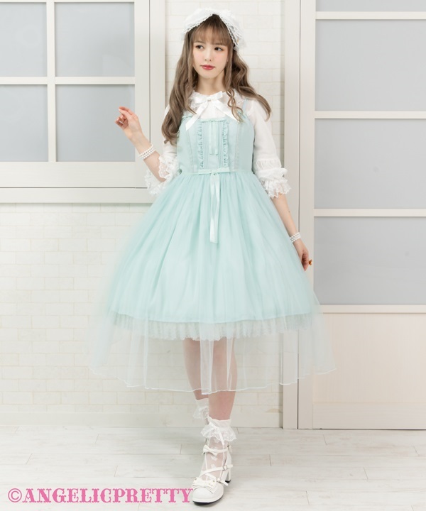 Otome Tutu Doll Jumperskirt - Sax - Click Image to Close