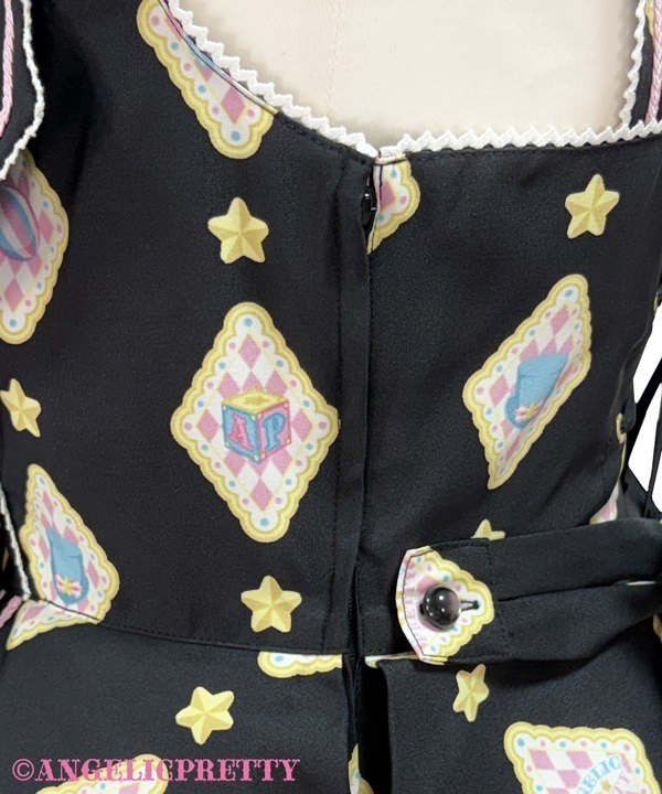 Pastel Toys Theater Collar Jumperskirt - Pink [262PJ08-020726-pk