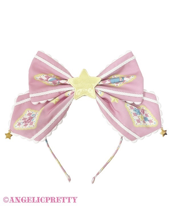 Pastel Toys Theater Headbow - Pink