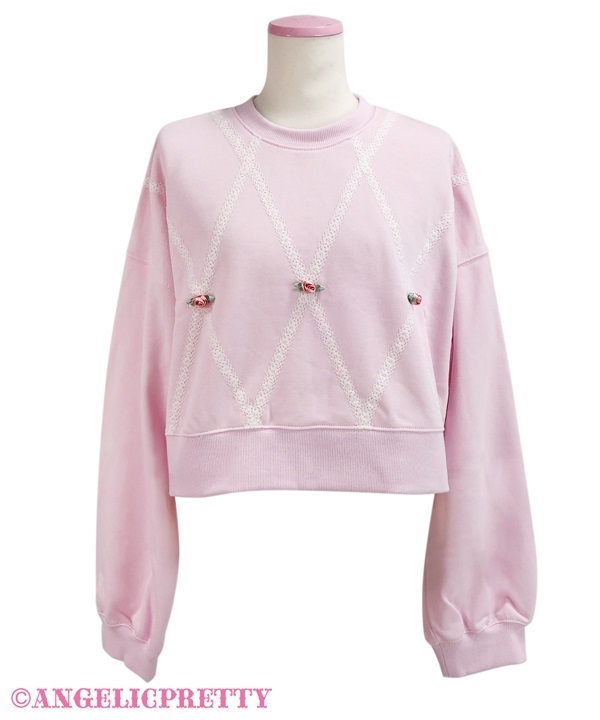 Petit Rose Pullover - Pink
