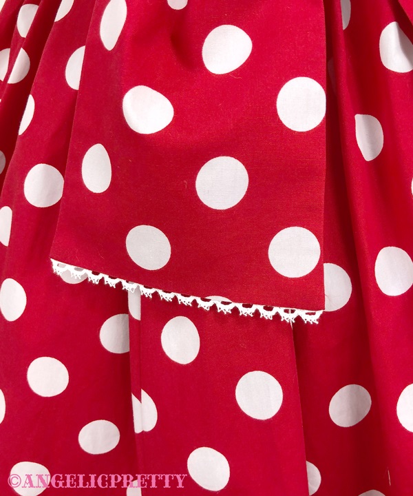 Polka Dot Jumperskirt - Navy