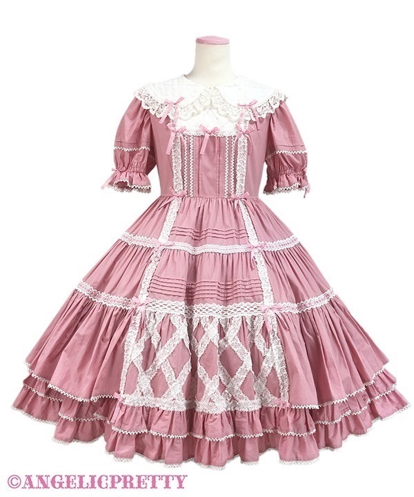 Poupee de Reve Dress Set - Deep Pink