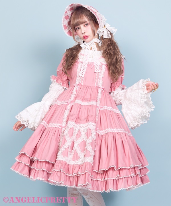 Poupee de Reve Dress Set - Deep Pink
