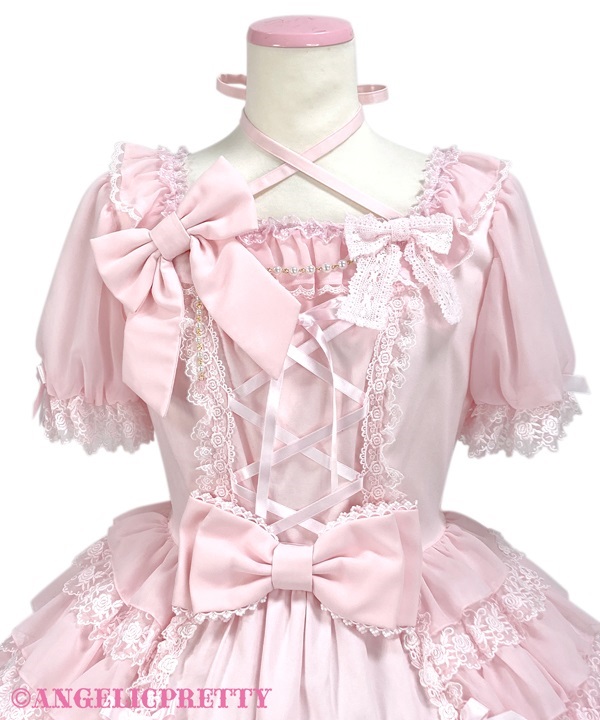 Princess in Love One Piece - White x Pink [252O12-030661-whpk