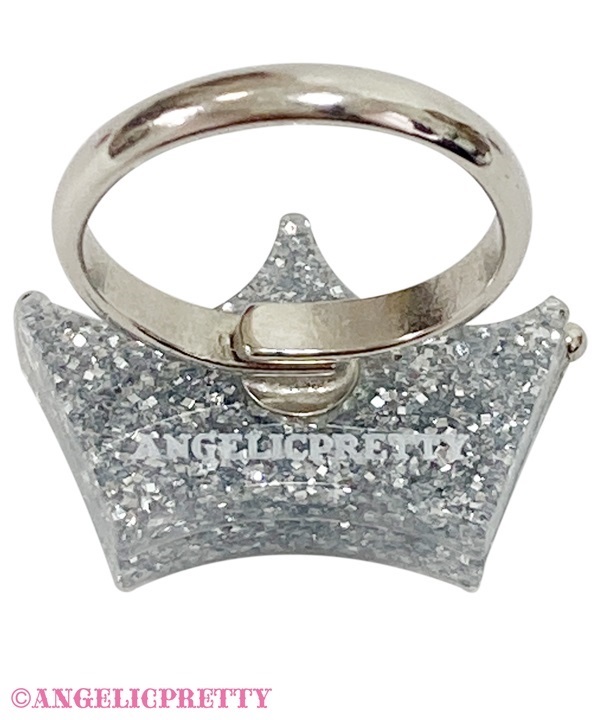 Princess Tiara Ring - Pink
