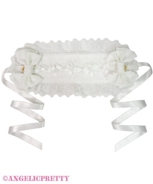 Quartet Ribbon Headdress - White