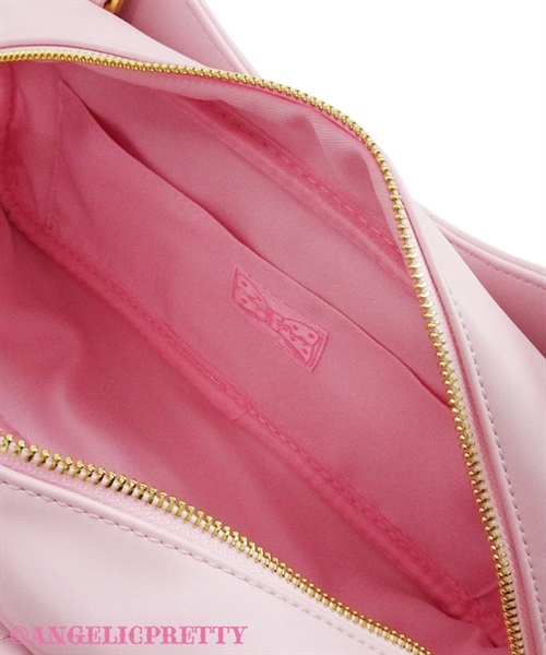 Quilting Jewel Ribbon Bag - Deep Pink