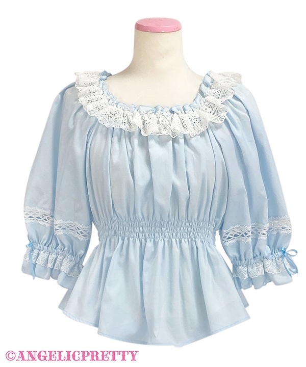 Resort Blouse - Sax