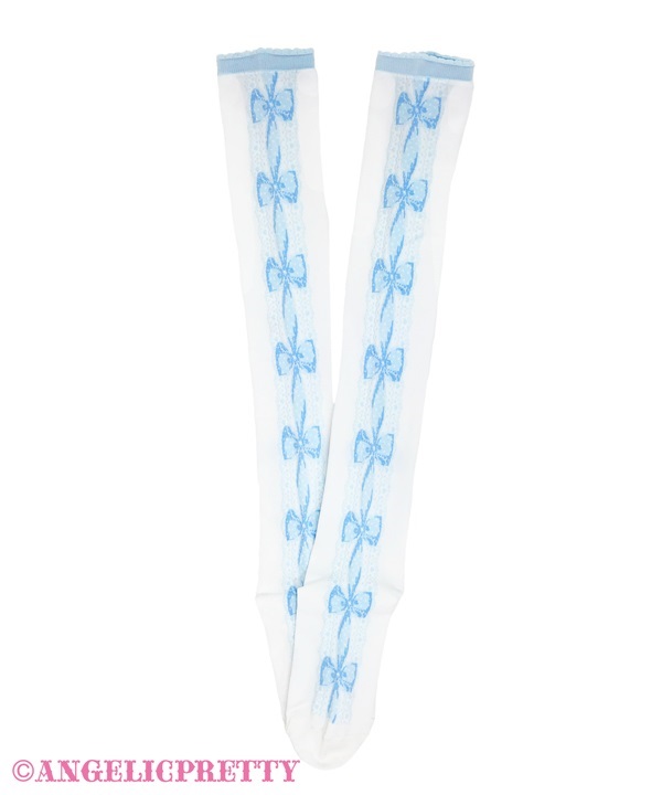 Ribbon Garland Over Knee - Sax