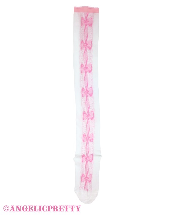Ribbon Garland Over Knee - Sax [262KS06-070453-sx] - $30.00