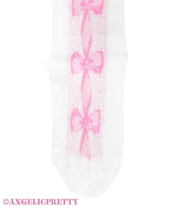 Ribbon Garland Over Knee - Sax [262KS06-070453-sx] - $30.00