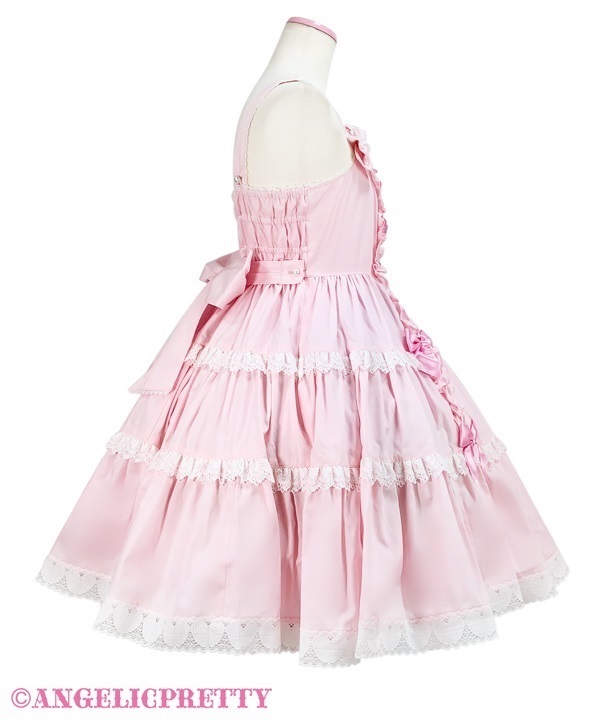 Ribbon Jumperskirt - Pink - Click Image to Close