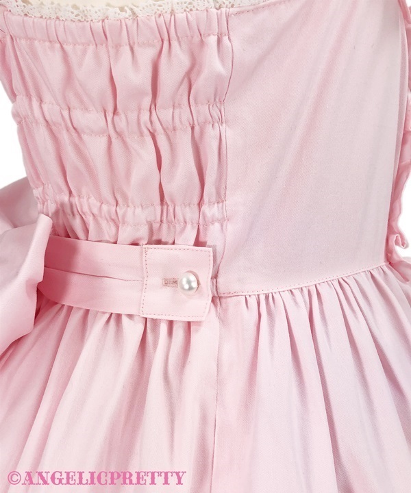 Ribbon Jumperskirt - White - Click Image to Close
