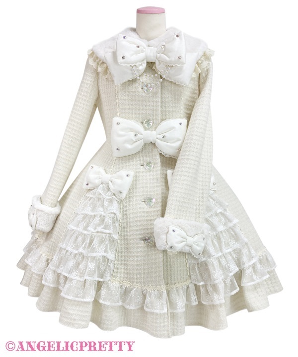 Rich Ribbon Coat - White