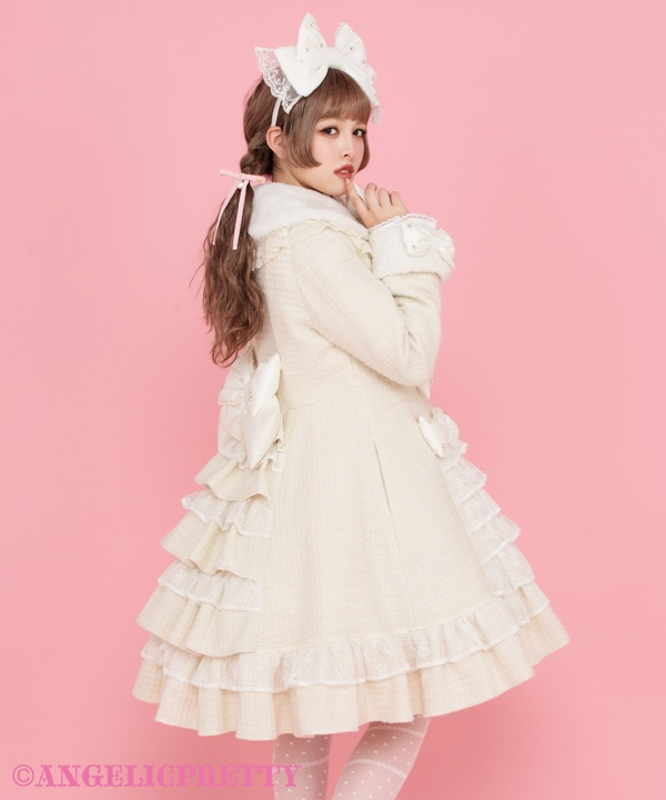 Rich Ribbon Coat - White [252C09-050132-wh] - $1,020.00 : Angelic