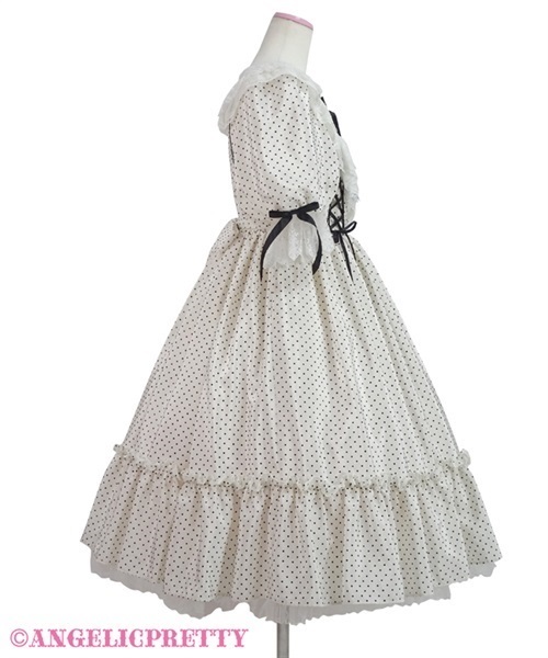 Romantic Dot One Piece - White [232O05-030578-wh] - $440.00