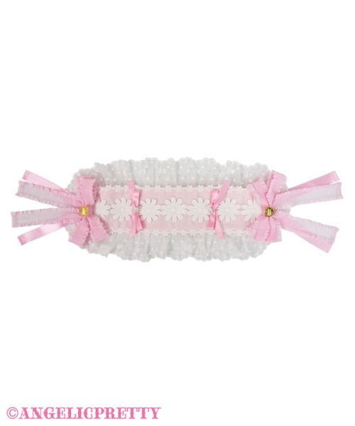 Romantic Flower Lace Headdress - Pink