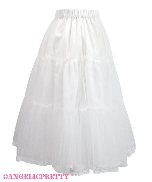 Romantic Petticoat - Black - Click Image to Close