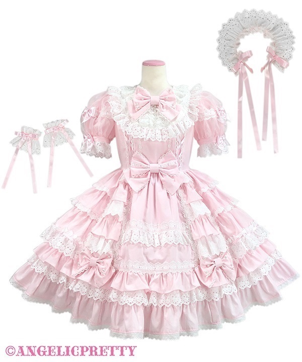 Romantic Prelude One Piece Set - Pink