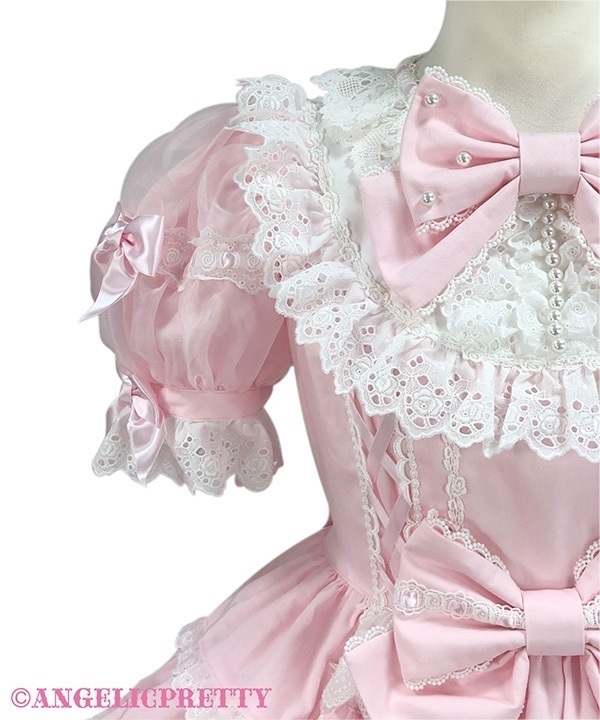 Angelic Pretty Romantic PreludeワンピースSet Romantic Prelude One Piece Set - Pink [252ST05-210510-pk