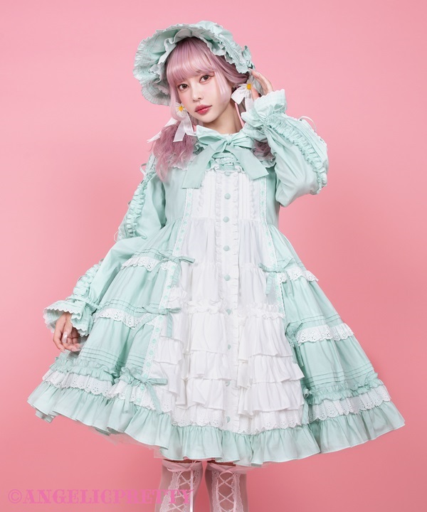 Romantic Symphony Jumperskirt - Mint