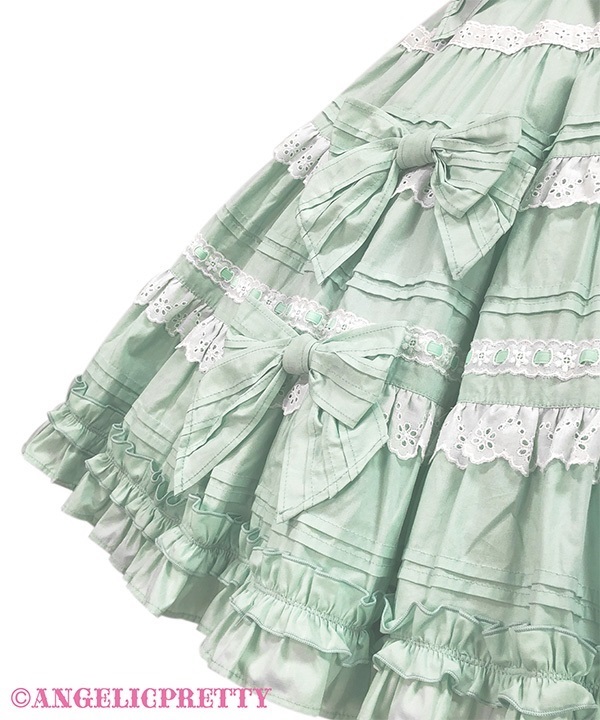 Romantic Symphony Skirt - Mint