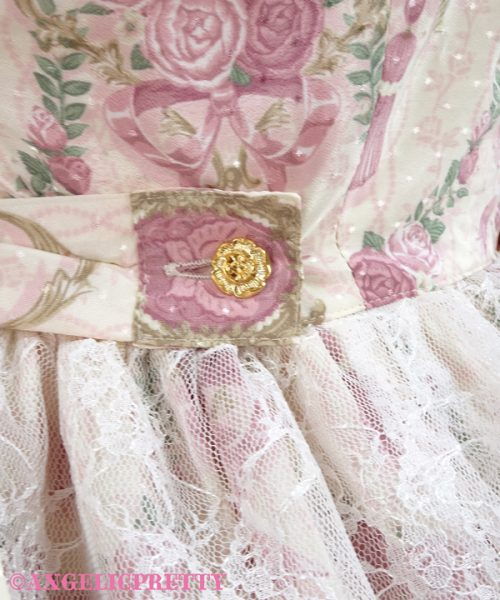Rose Tassel Jumperskirt - Sax