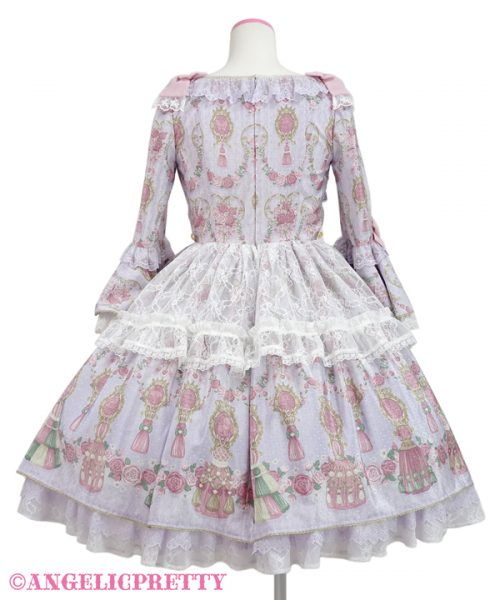 Rose Tassel One Piece - Pink
